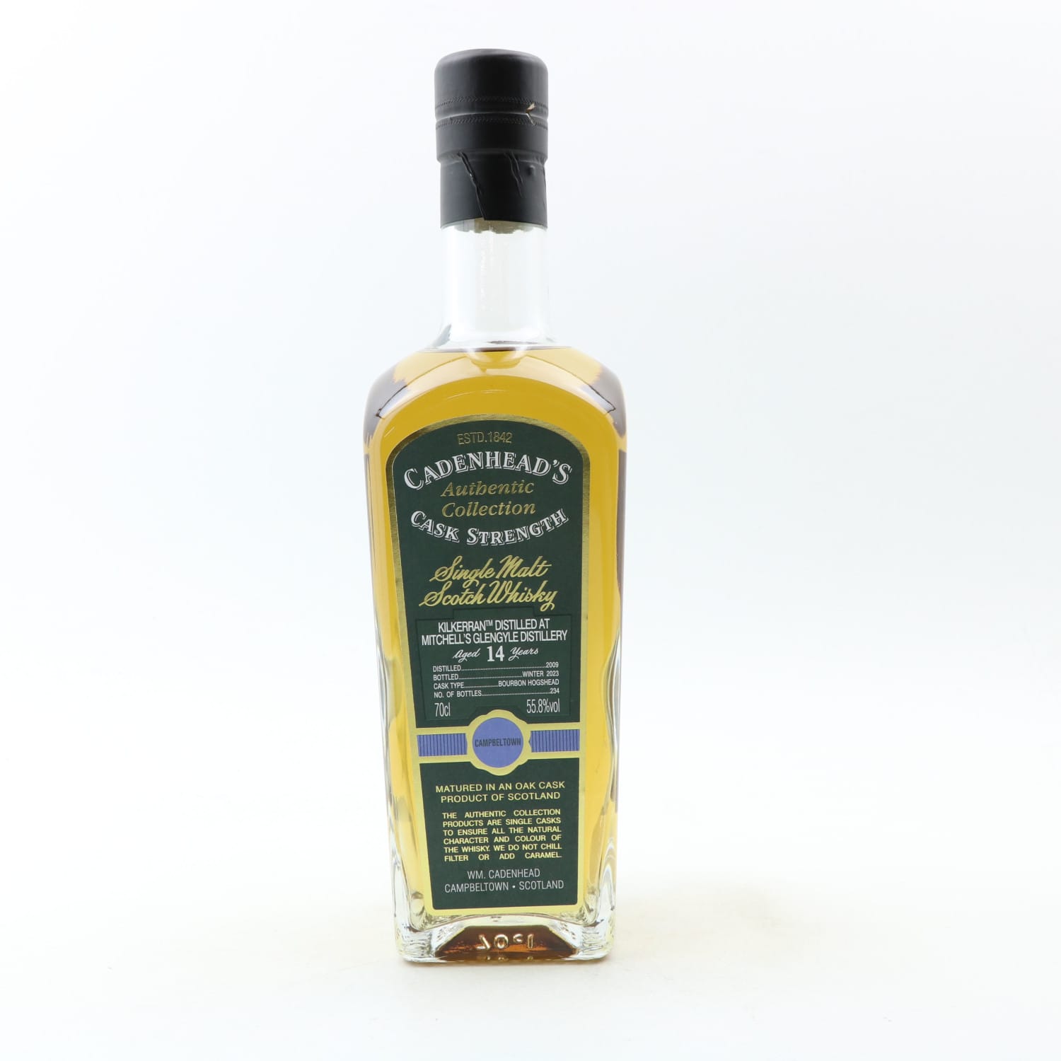 Kilkerran 2009 14 Year Old Cadenhead’s Whisky