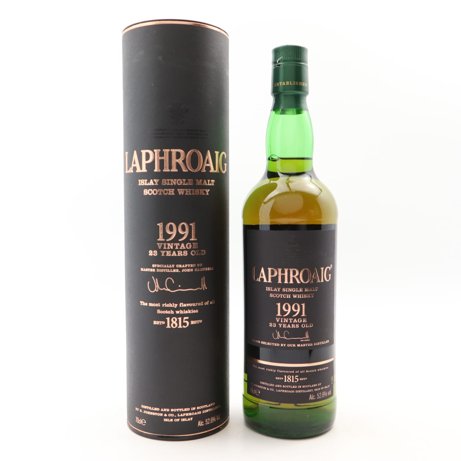 Laphroaig 1991 23 Year Old Vintage Uncategorized Whisky