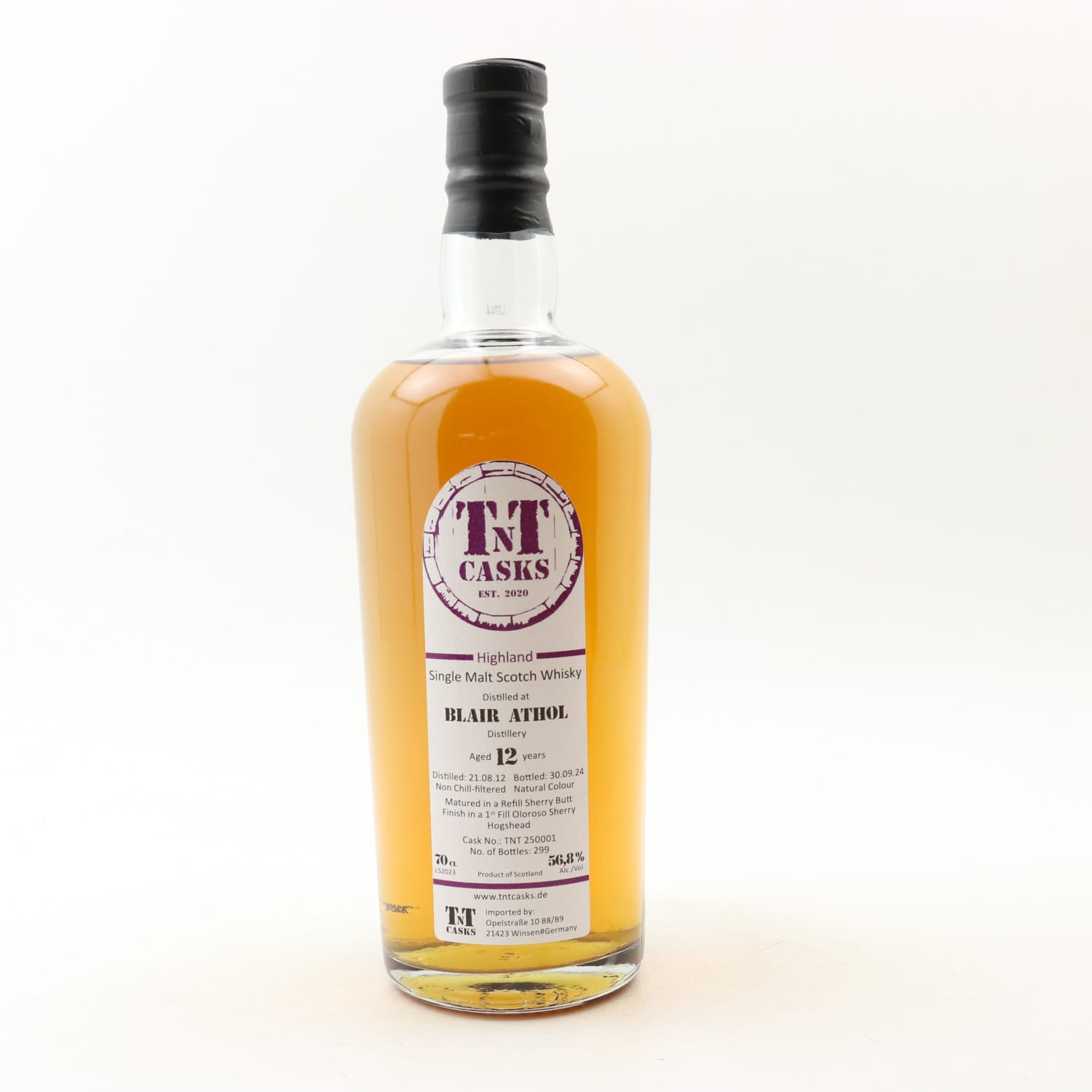 Blair Athol 2012 12 Year Old TnT Casks Uncategorized