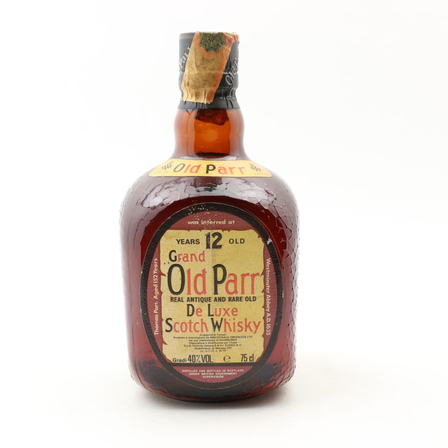 Grand Old Parr 12 Year Old 75cl Uncategorized Whisky