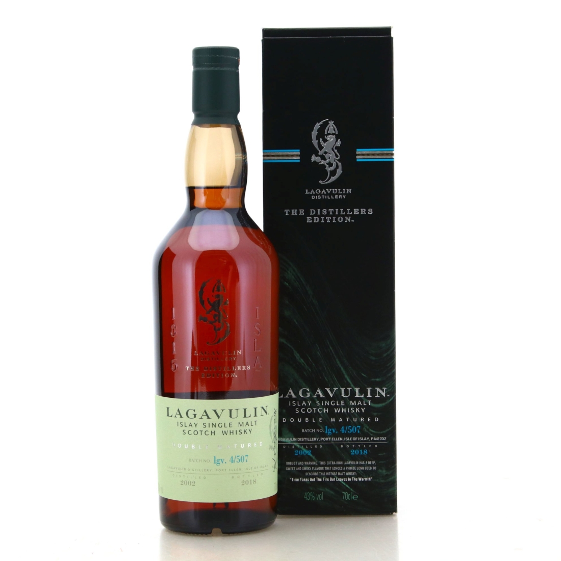 Lagavulin 2002 Distillers Edition lgv.4/507 70cl 43% Hard to find Whisky 