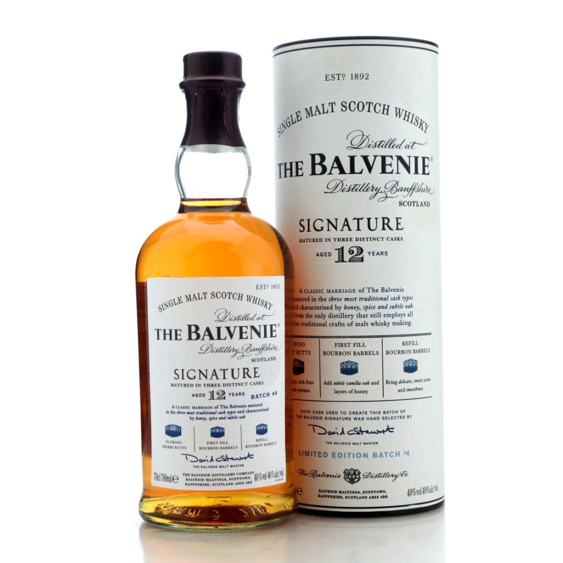 Balvenie Signature 12 Year Old Batch #4 Uncategorized Whisky