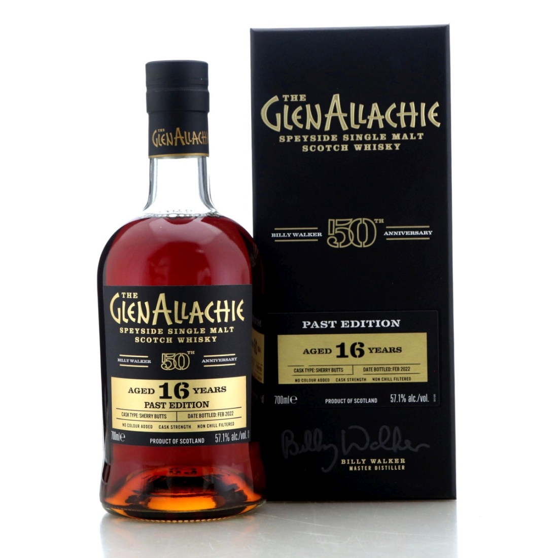Glenallachie 16 Year Old Past Edition / Billy Walker 50th Anniversary Uncategorized Whisky
