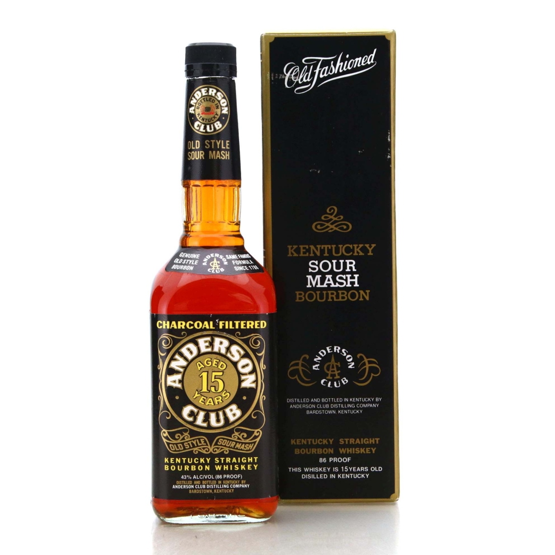Anderson Club 15 Year Old Kentucky Straight Bourbon Uncategorized Whisky