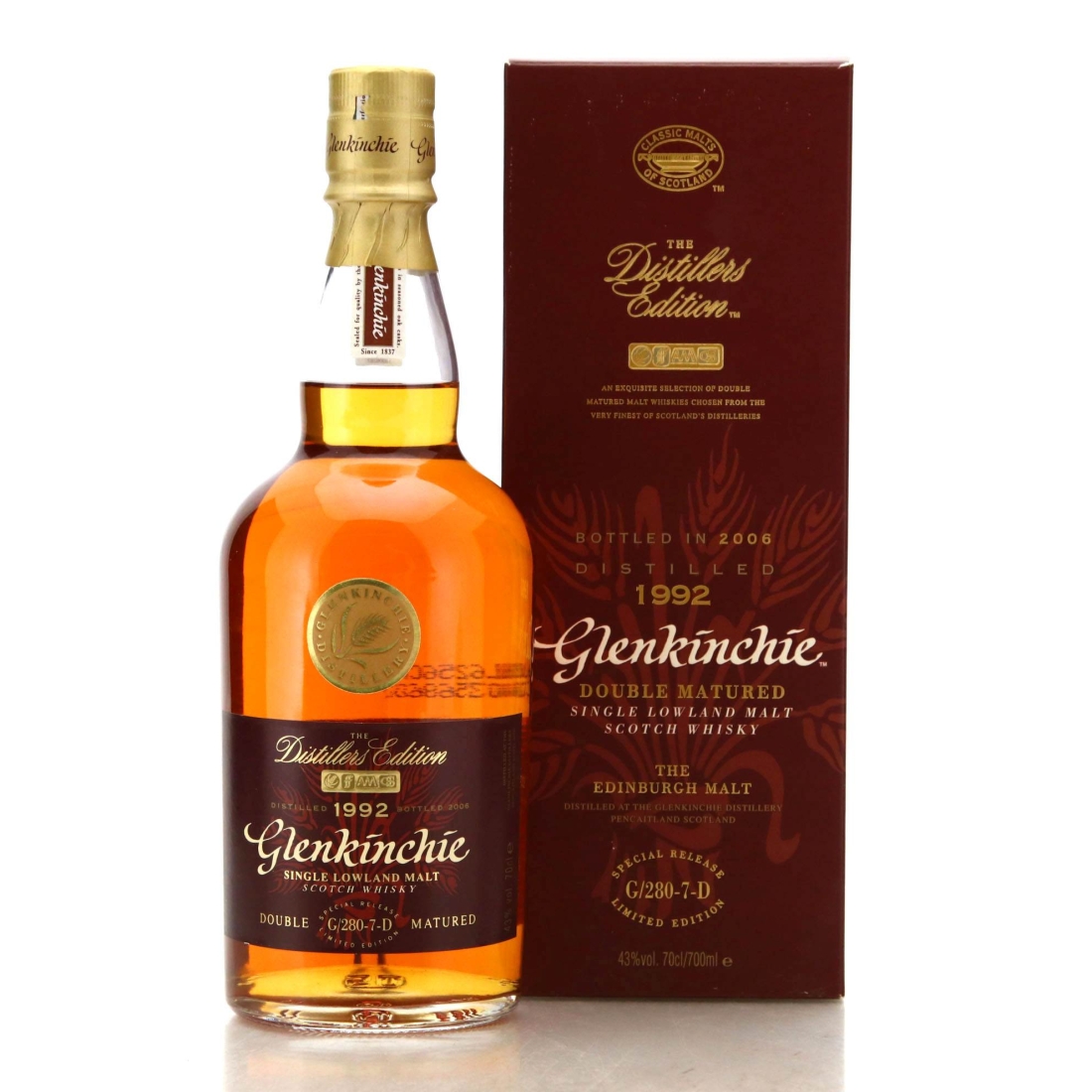 Glenkinchie 1992 Distillers Edition G/280-7-D Uncategorized Whisky