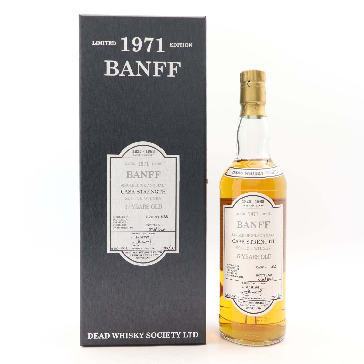 Banff 1971 37 Year Old Dead Whisky Society Uncategorized Whisky
