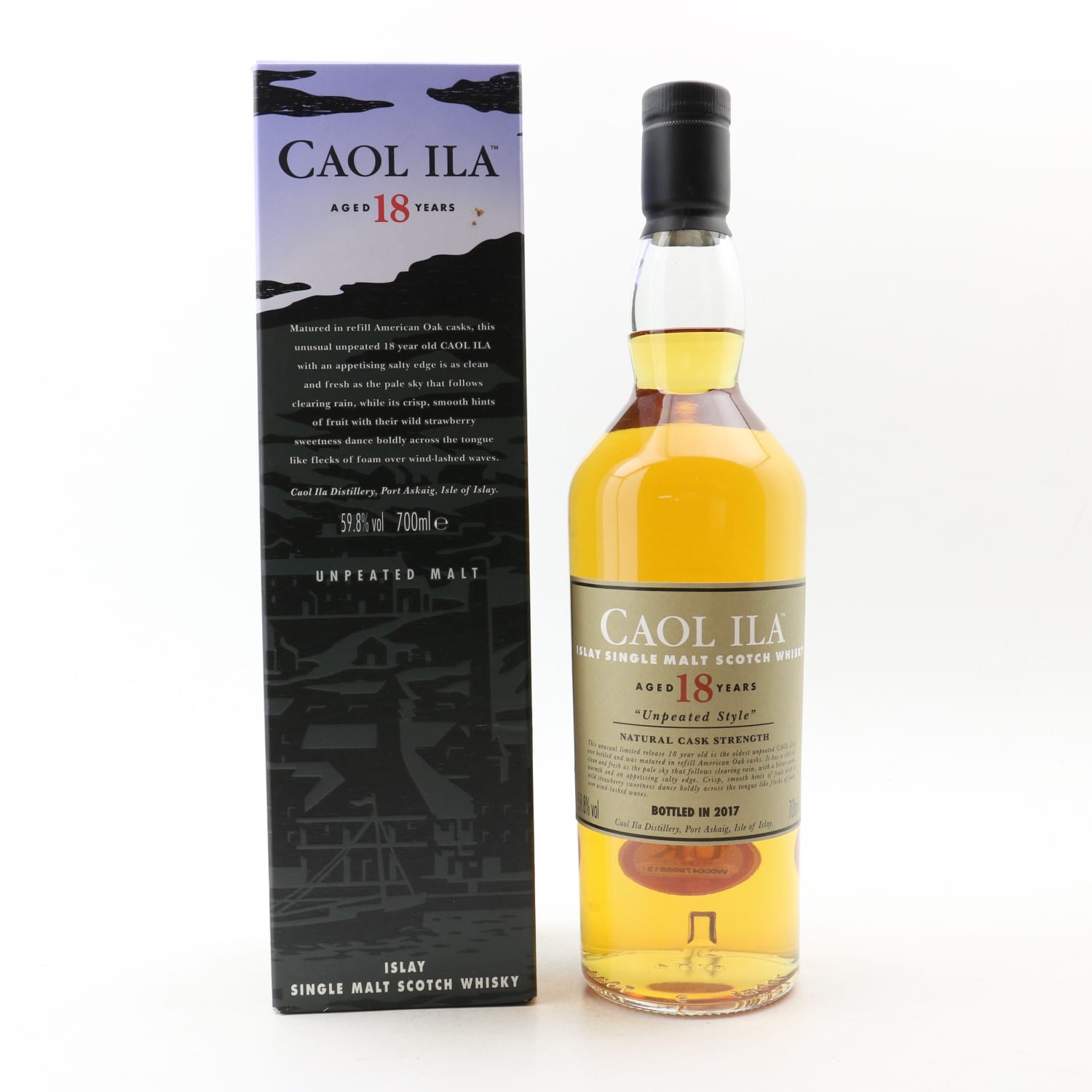 Caol Ila 18 Year Old Unpeated 2017 Release Uncategorized Whisky