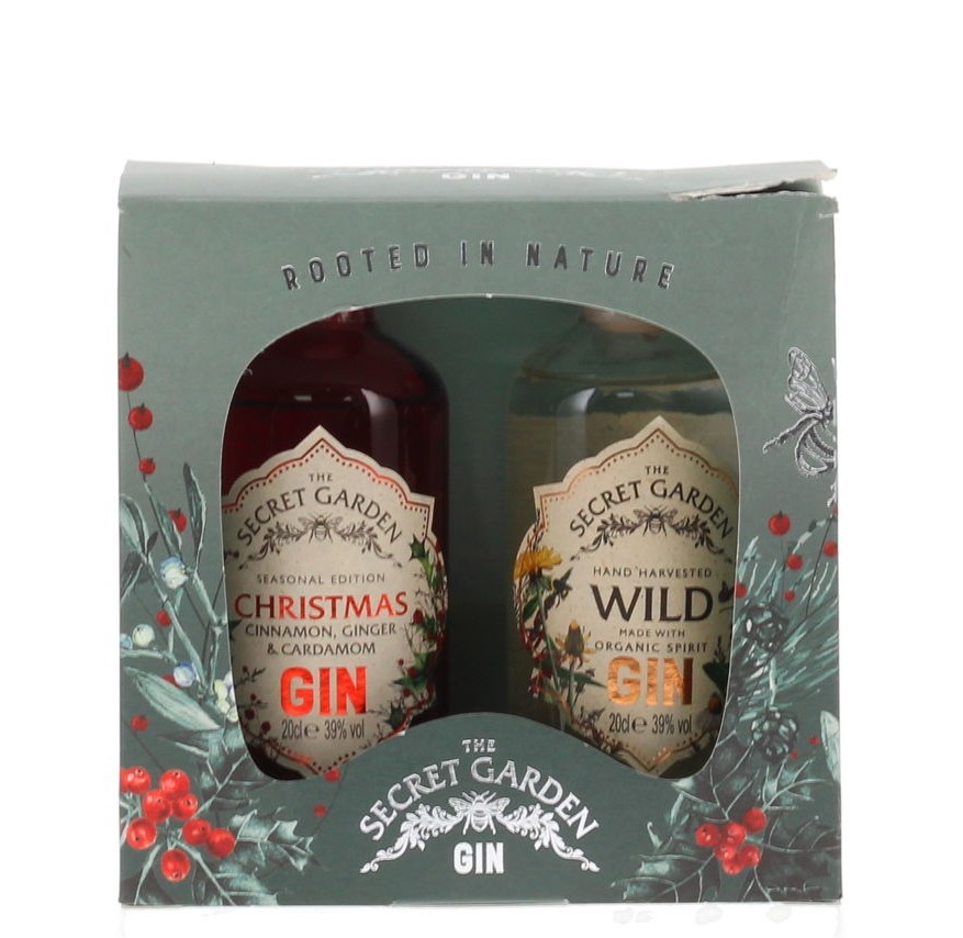 Secret Garden Gin – Twin 20cl Gift Set 2021 20cl 39% Gin Scotland 