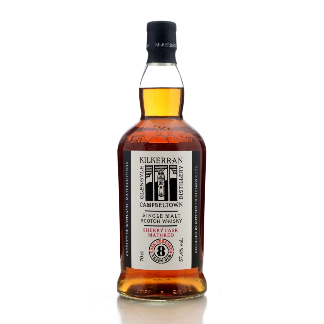 Kilkerran 8 Year Old Cask Strength Sherry Cask Matured Uncategorized Whisky 