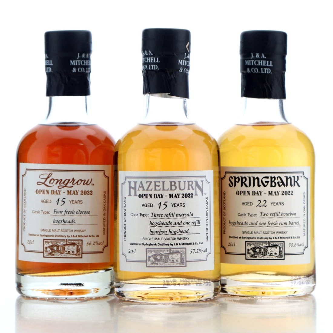 Springbank Open Day Releases 2022 x 3 Uncategorized Whisky