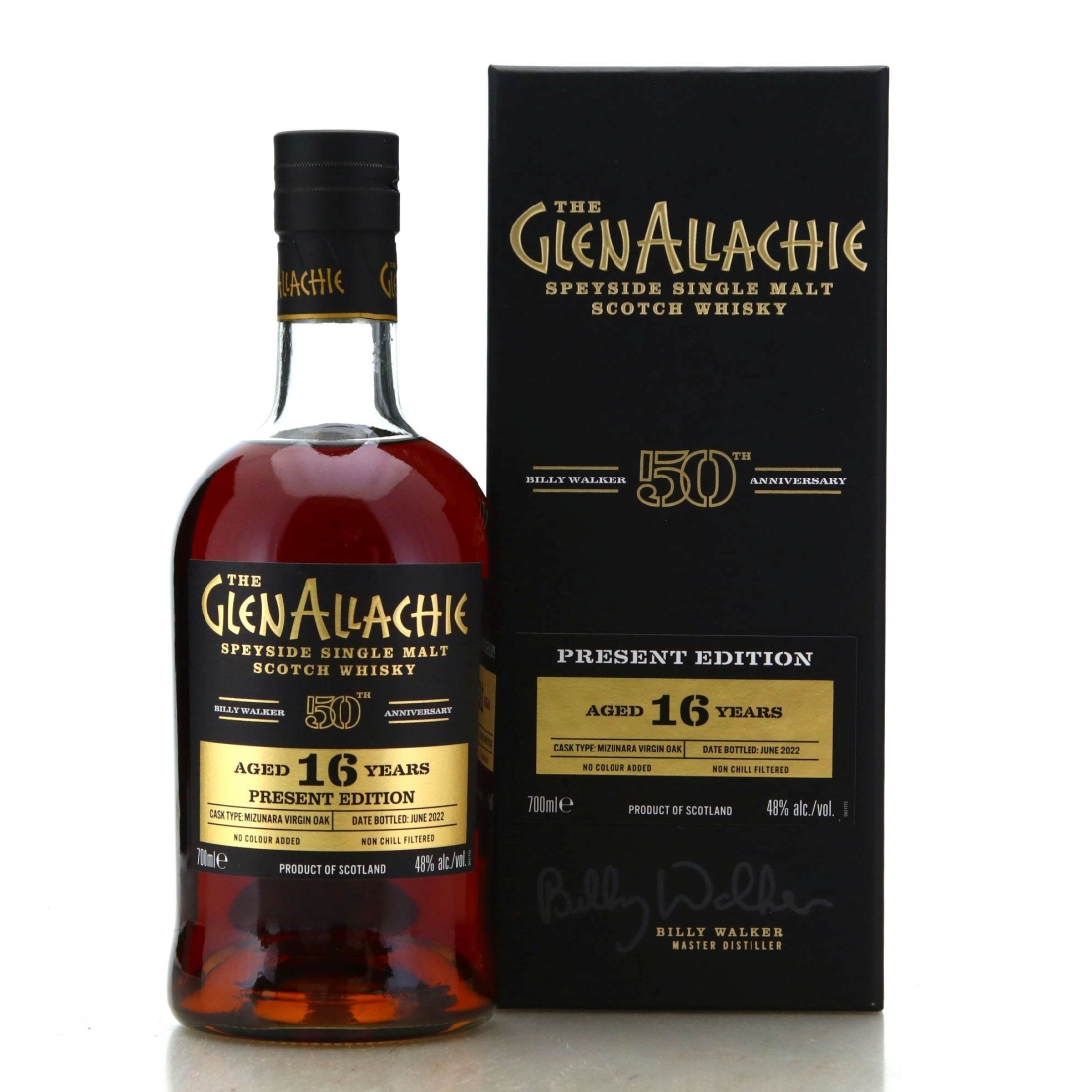Glenallachie 16 Year Old Present Edition / Billy Walker 50th Anniversary Uncategorized Whisky