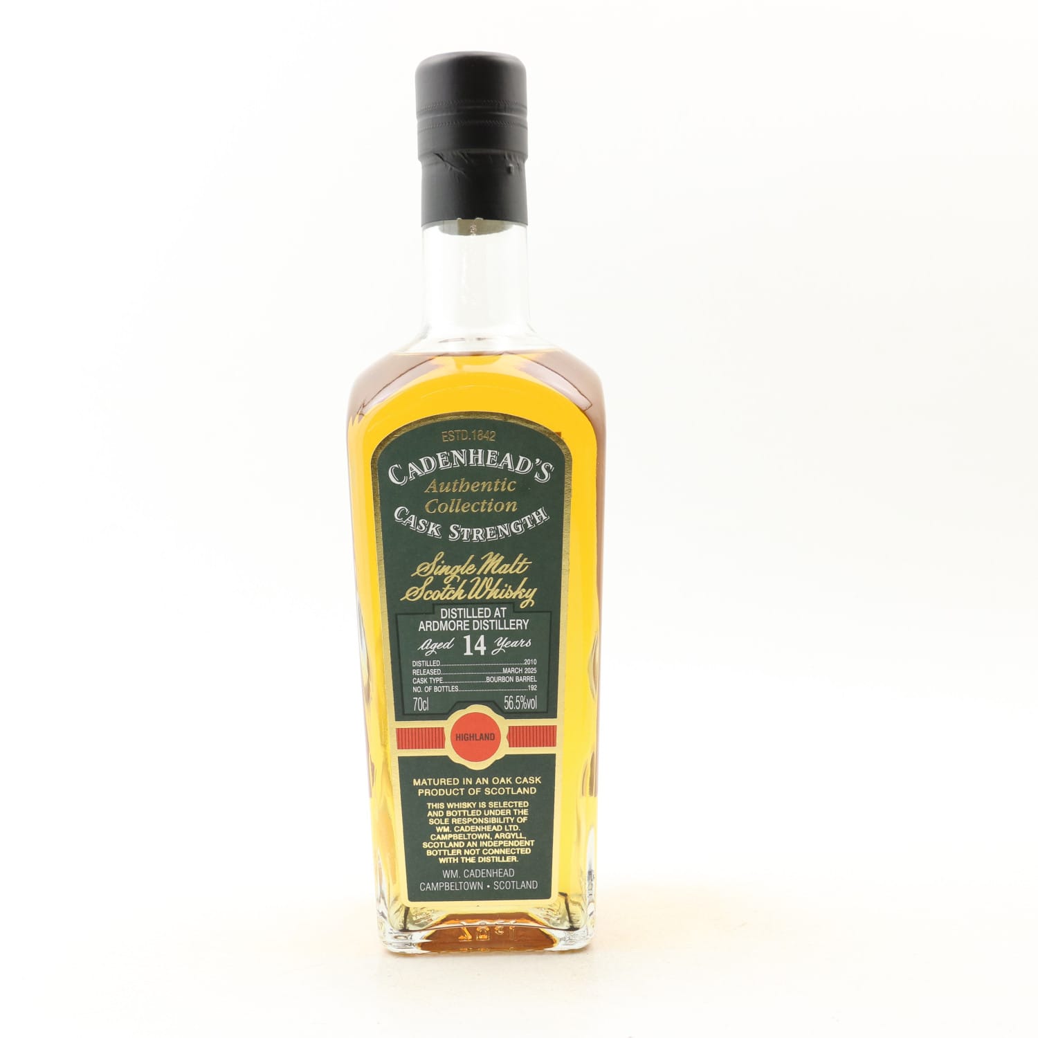 Ardmore 2010 14 Year Old Cadehead’s Uncategorized Whisky