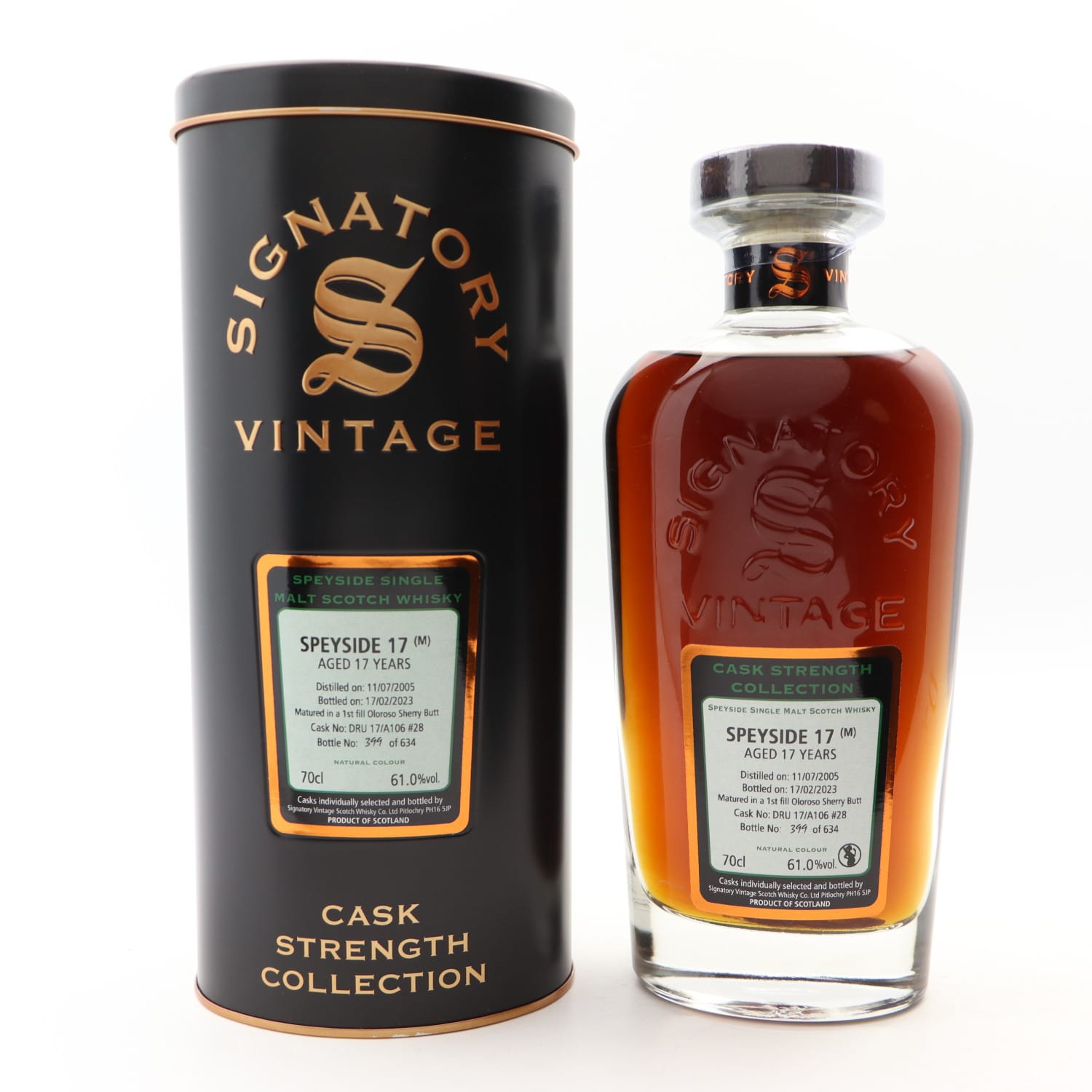 Speyside (M) 2005 17 Year Old Signatory Uncategorized Whisky 