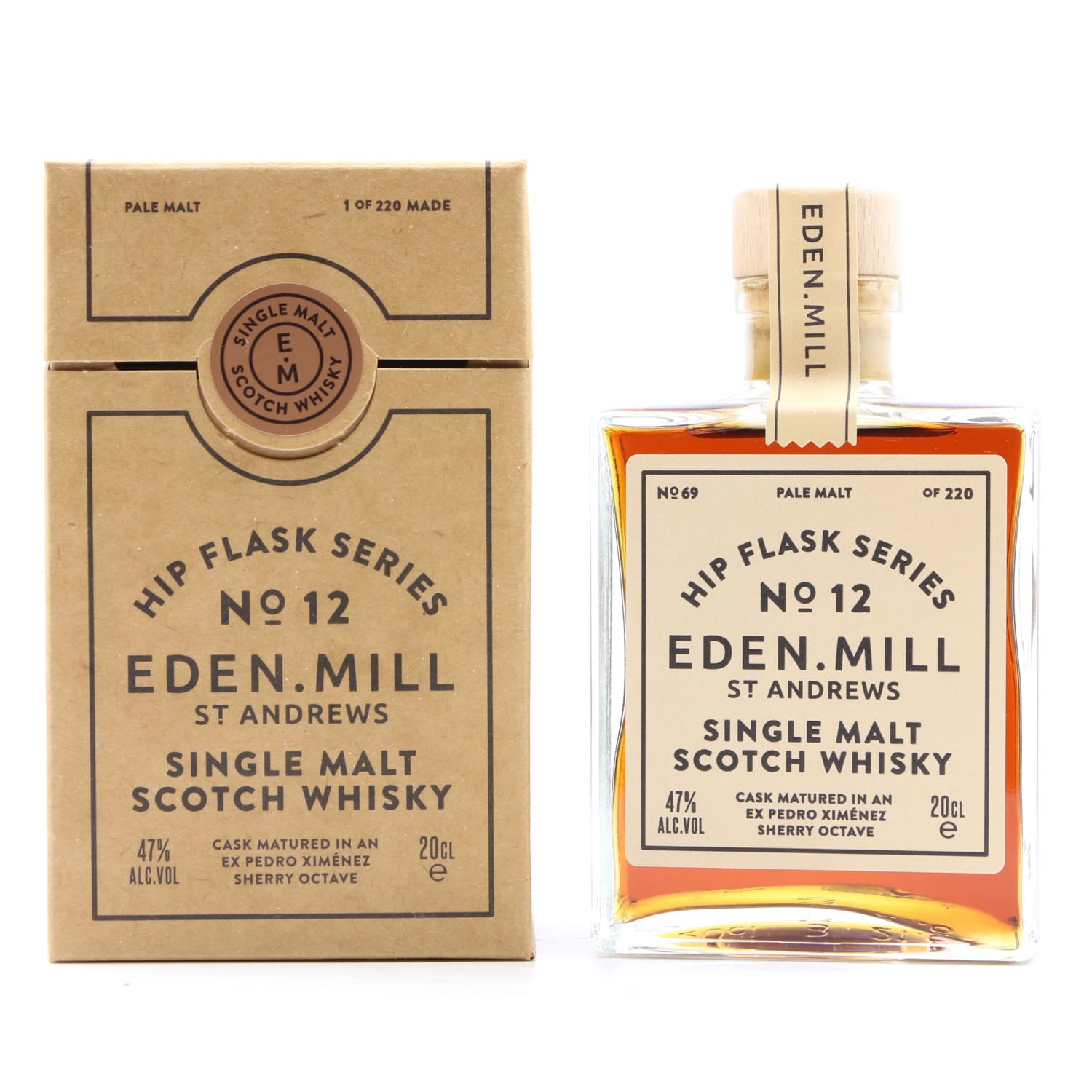 Eden Mill Hip Flask Series No.12 Pedro Ximenez Octave 20cl Uncategorized Whisky
