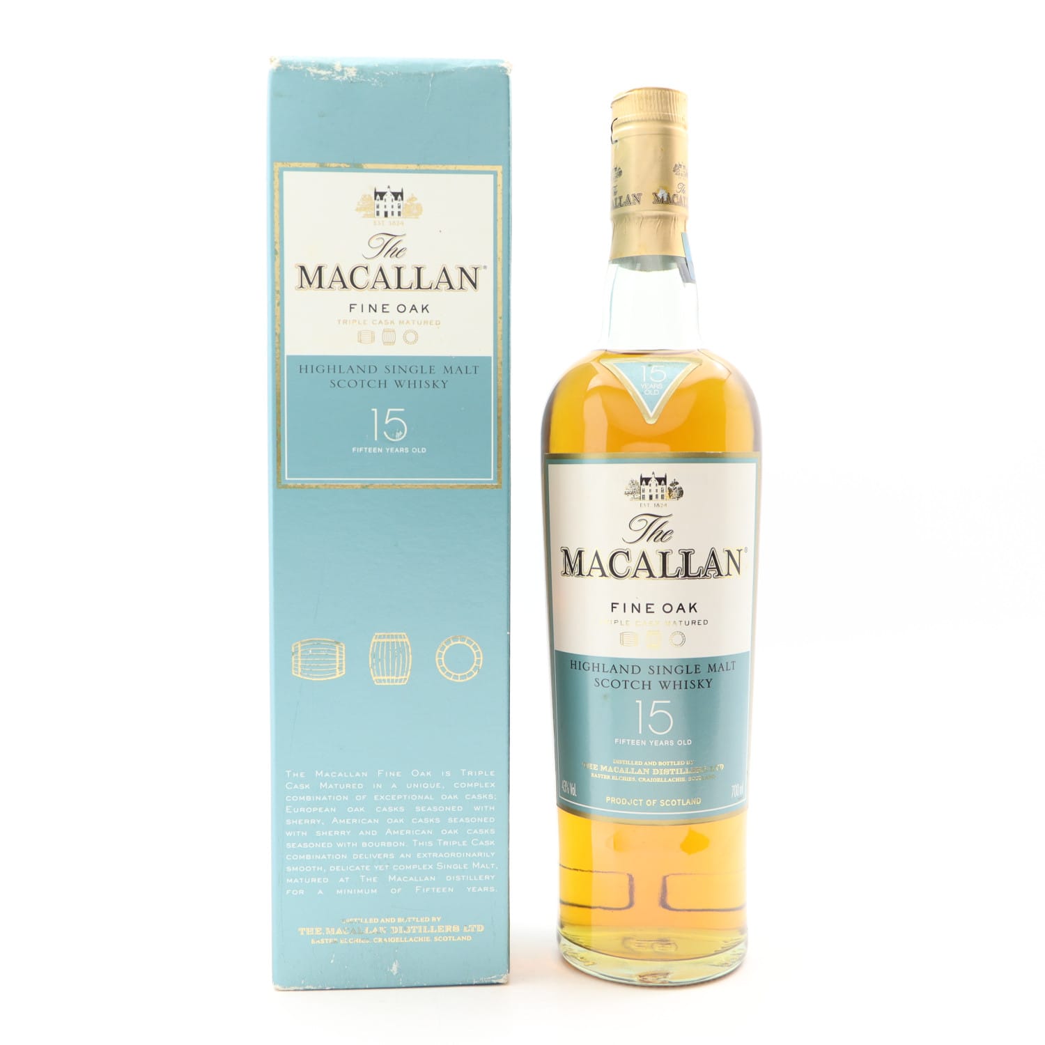 Macallan 15 Year Old Fine Oak Triple Cask Uncategorized Whisky