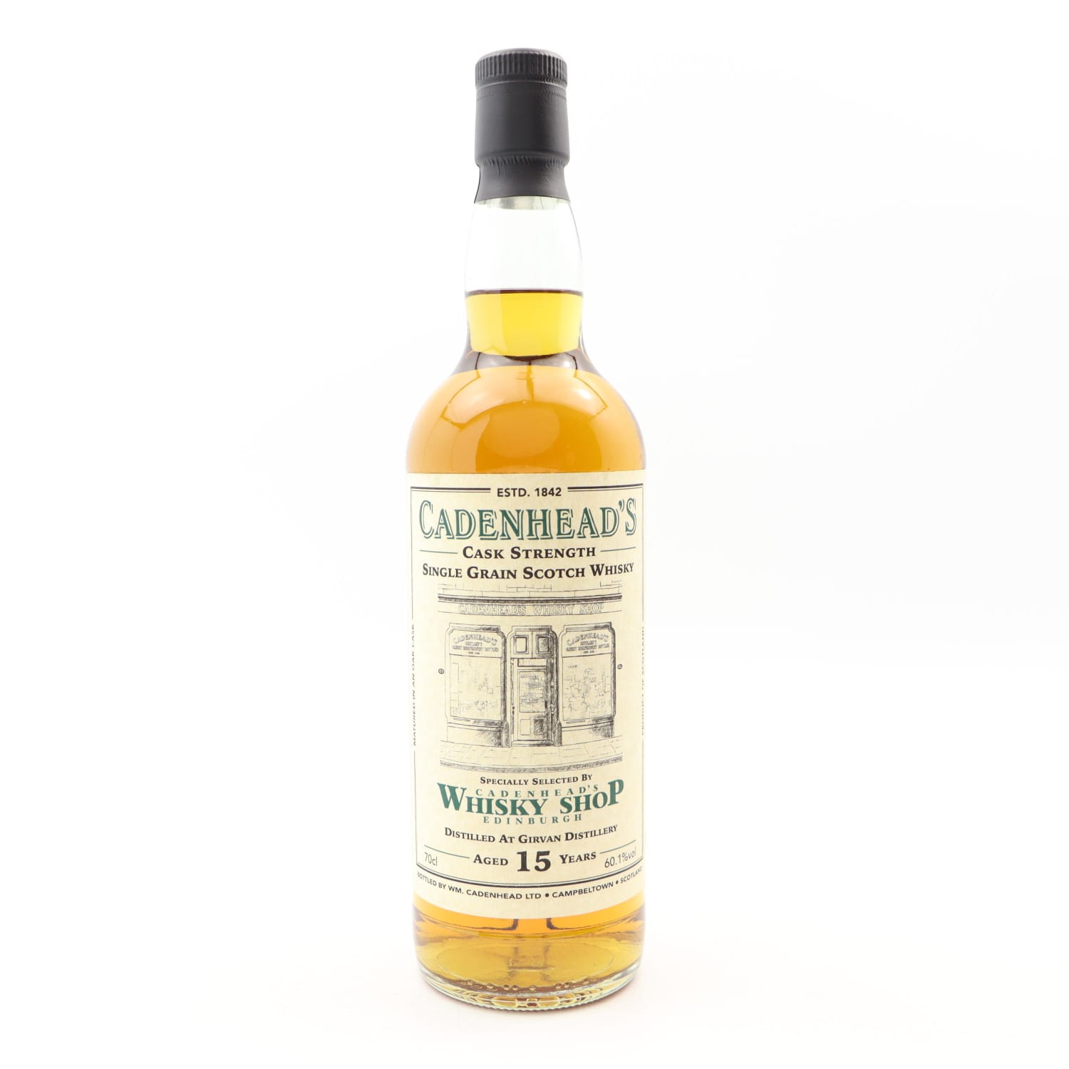 Girvan 2009 15 Year Old Cadenhead’s Whisky Shop Edinburgh Uncategorized Whisky