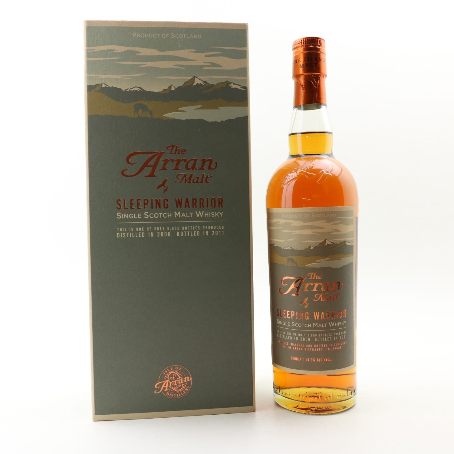 Arran Sleeping Warrior 1st Edition Uncategorized Whisky