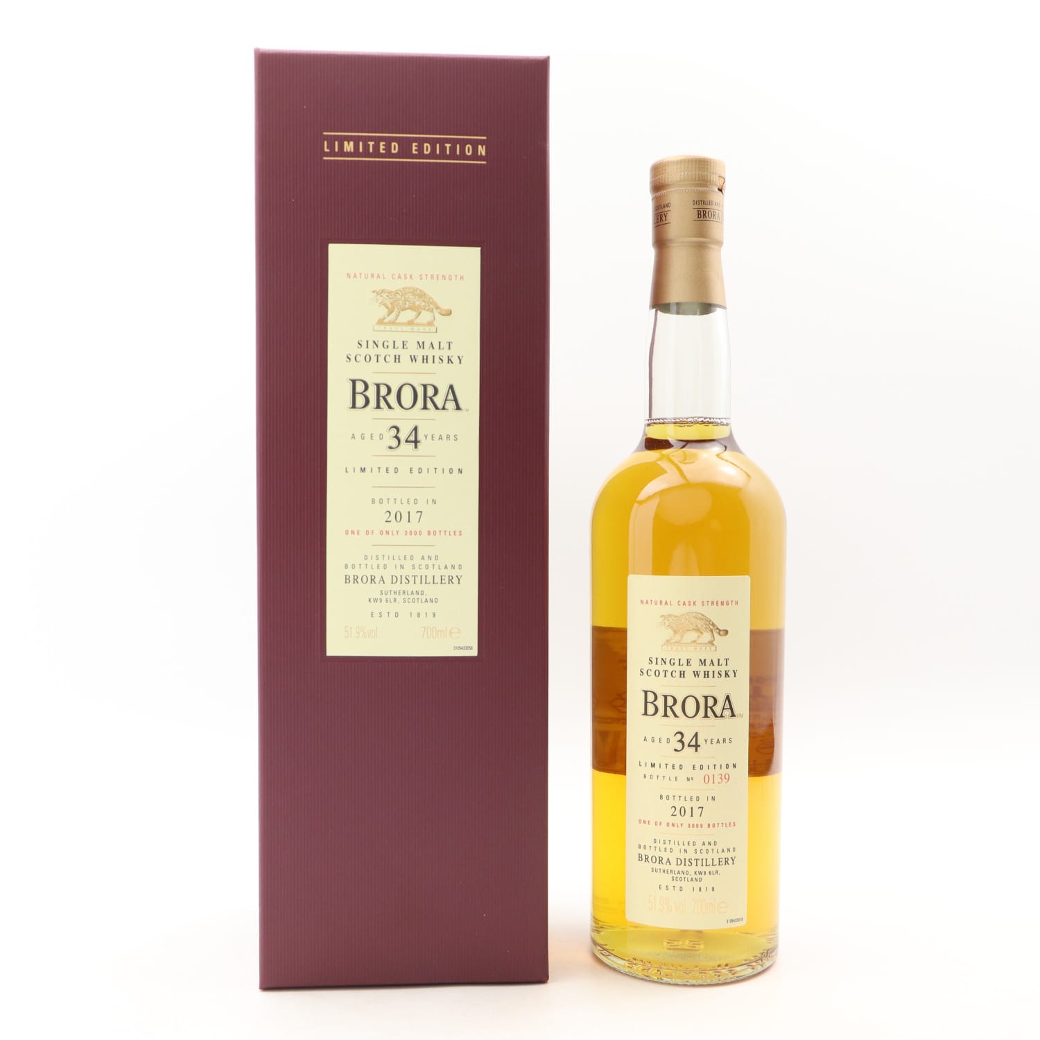 Brora 34 Year Old 2017 Release Uncategorized Whisky