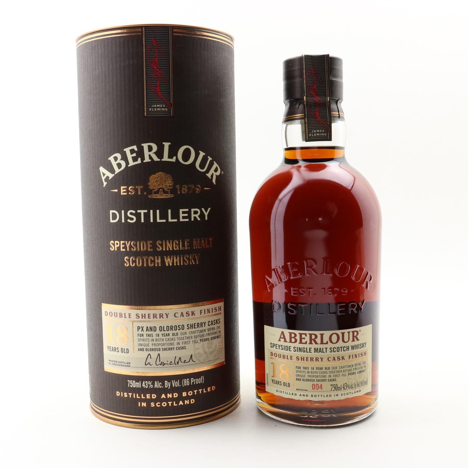 Aberlour 18 Year Old Double Sherry Cask Batch #04 75cl Uncategorized Whisky