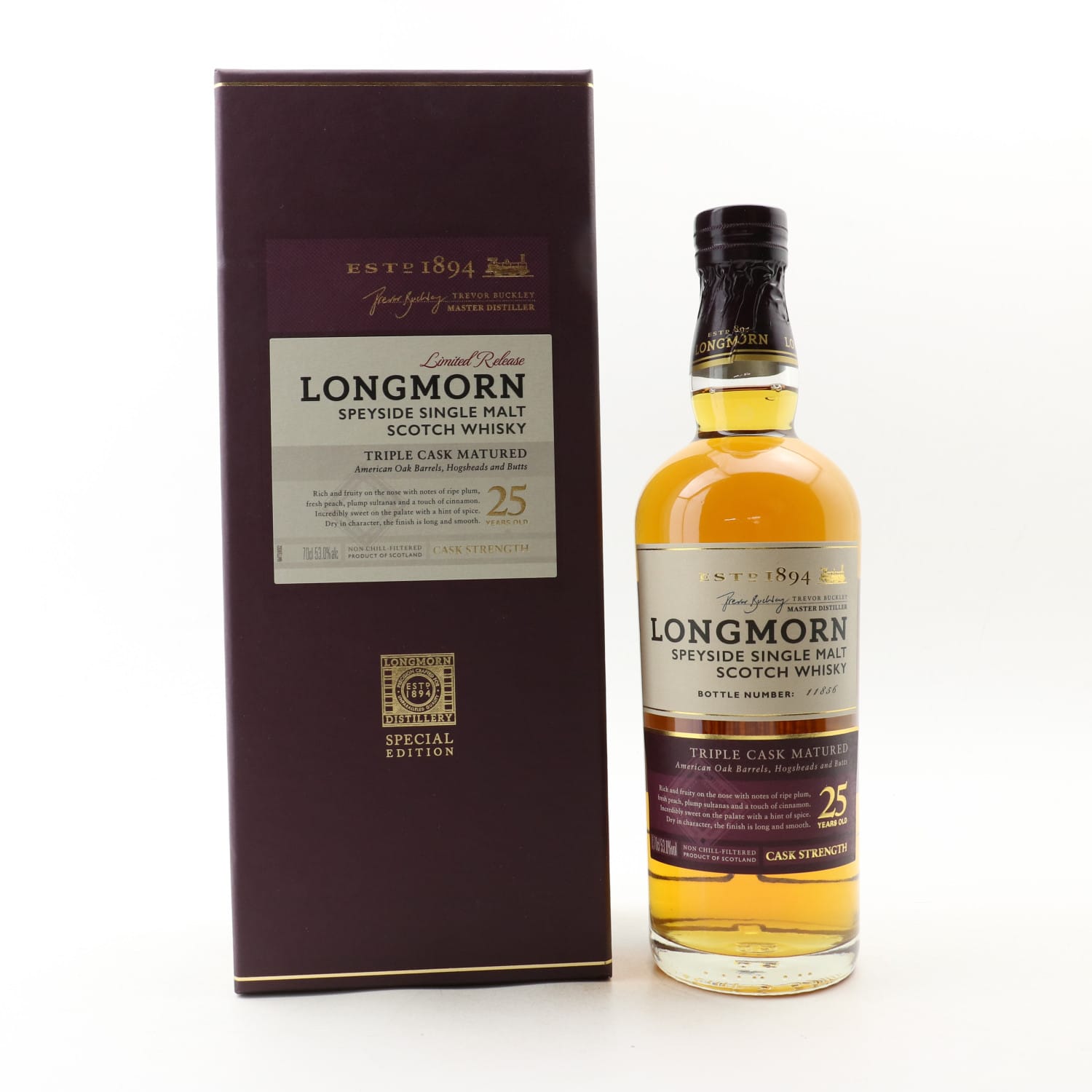 Longmorn 25 Year Old Cask Strength Uncategorized Whisky 