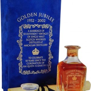 Macallan 1952 Golden Jubilee 50 Year Old Crystal Decanter