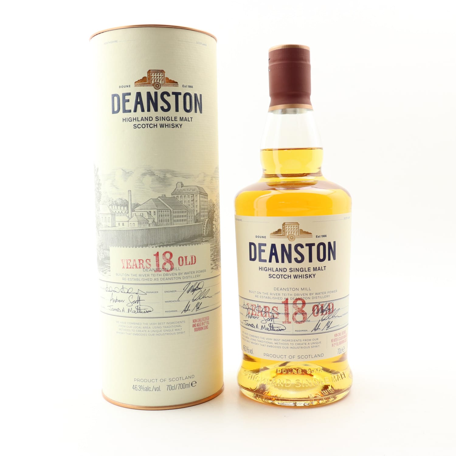 Deanston 18 Year Old Whisky