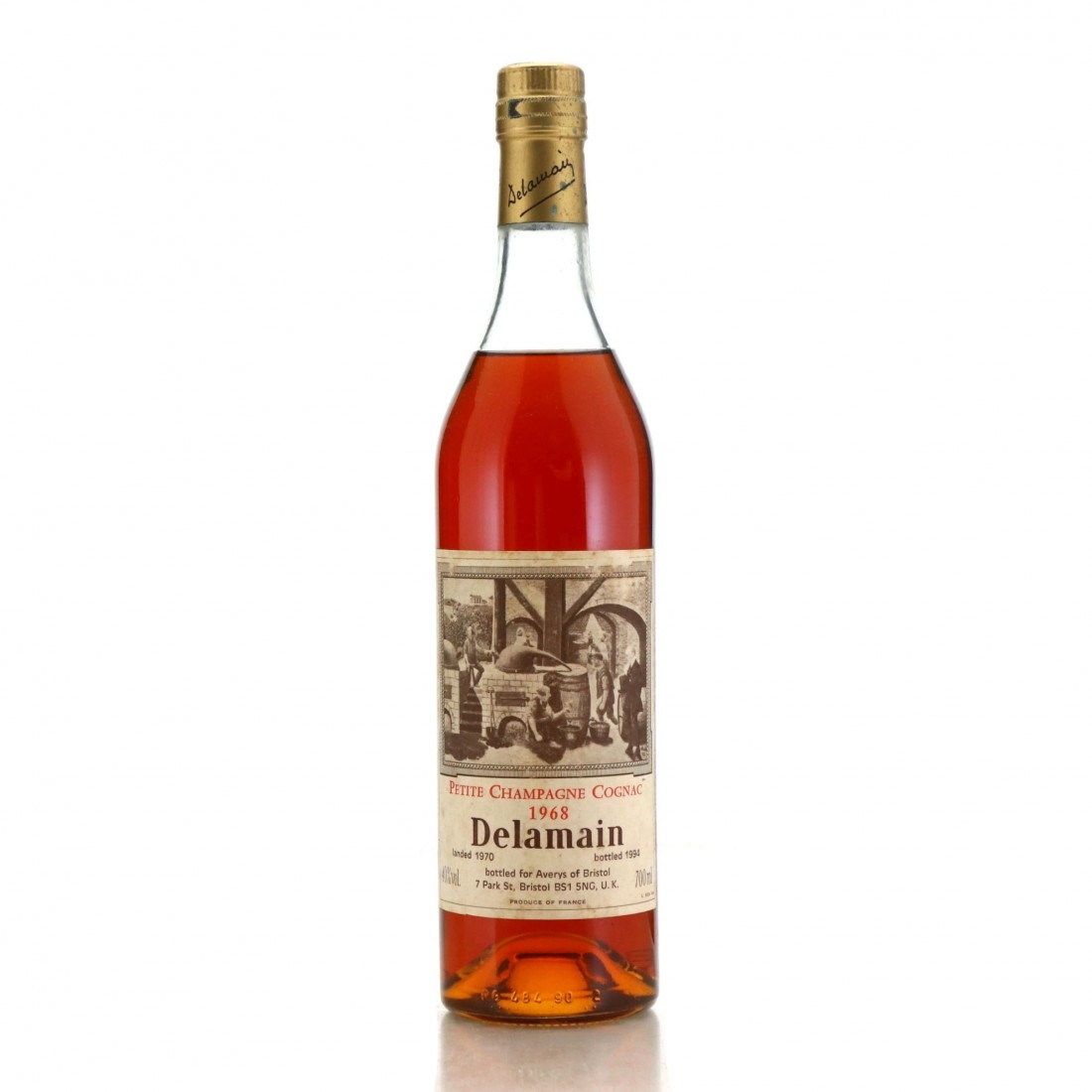 Delamain 1968 Petite Champagne Cognac Whisky 