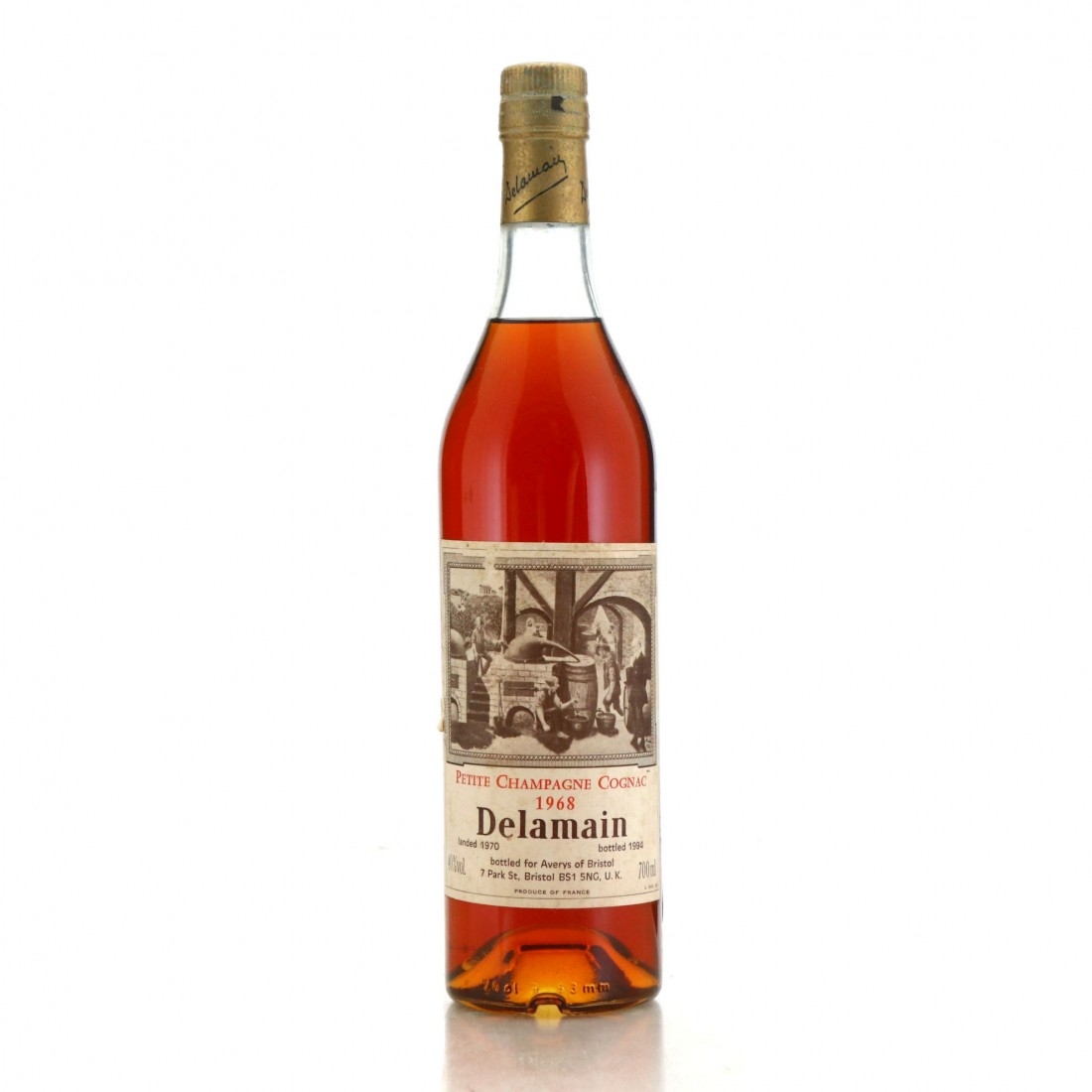 Delamain 1968 Petite Champagne Cognac Whisky 