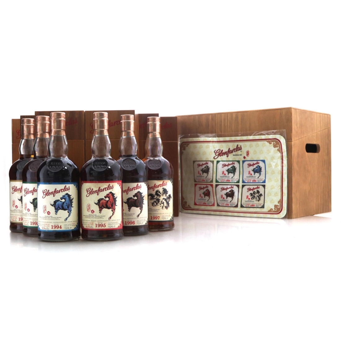 Glenfarclas Horse Series Single Casks x 6 – 178th Anniversary Whisky