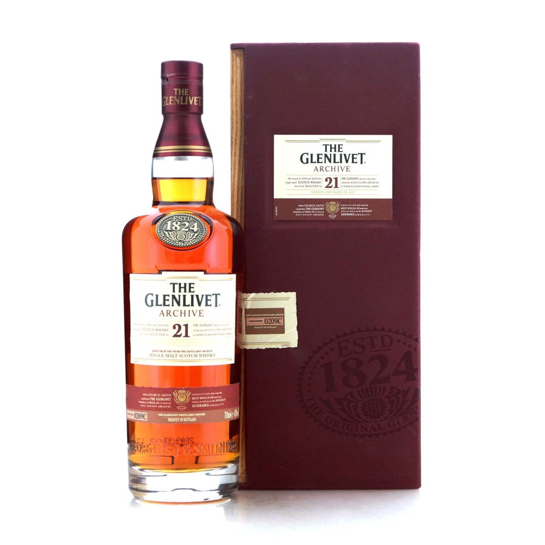 Glenlivet Archive 21 Year Old Batch #0209C Whisky 