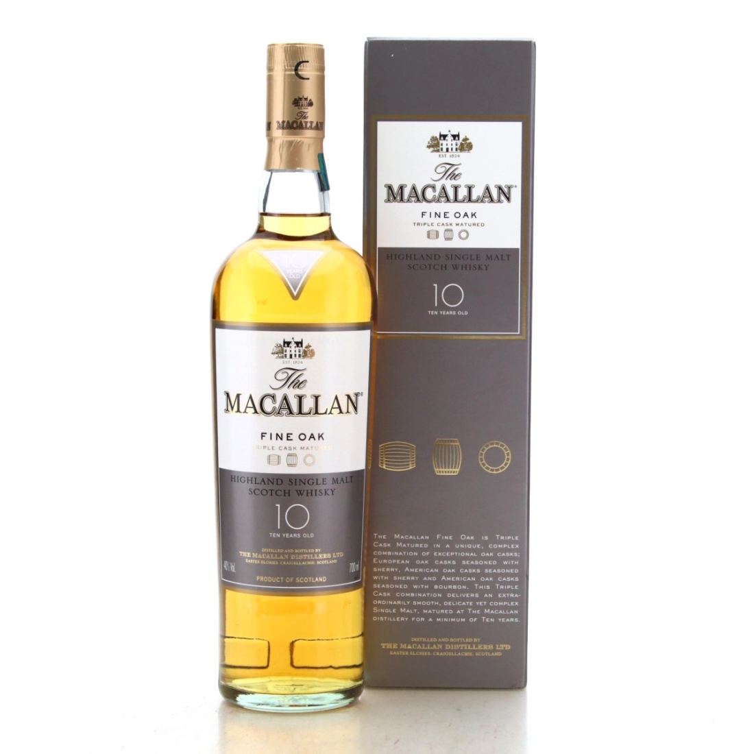 Macallan Fine Oak 10 Year Old Whisky