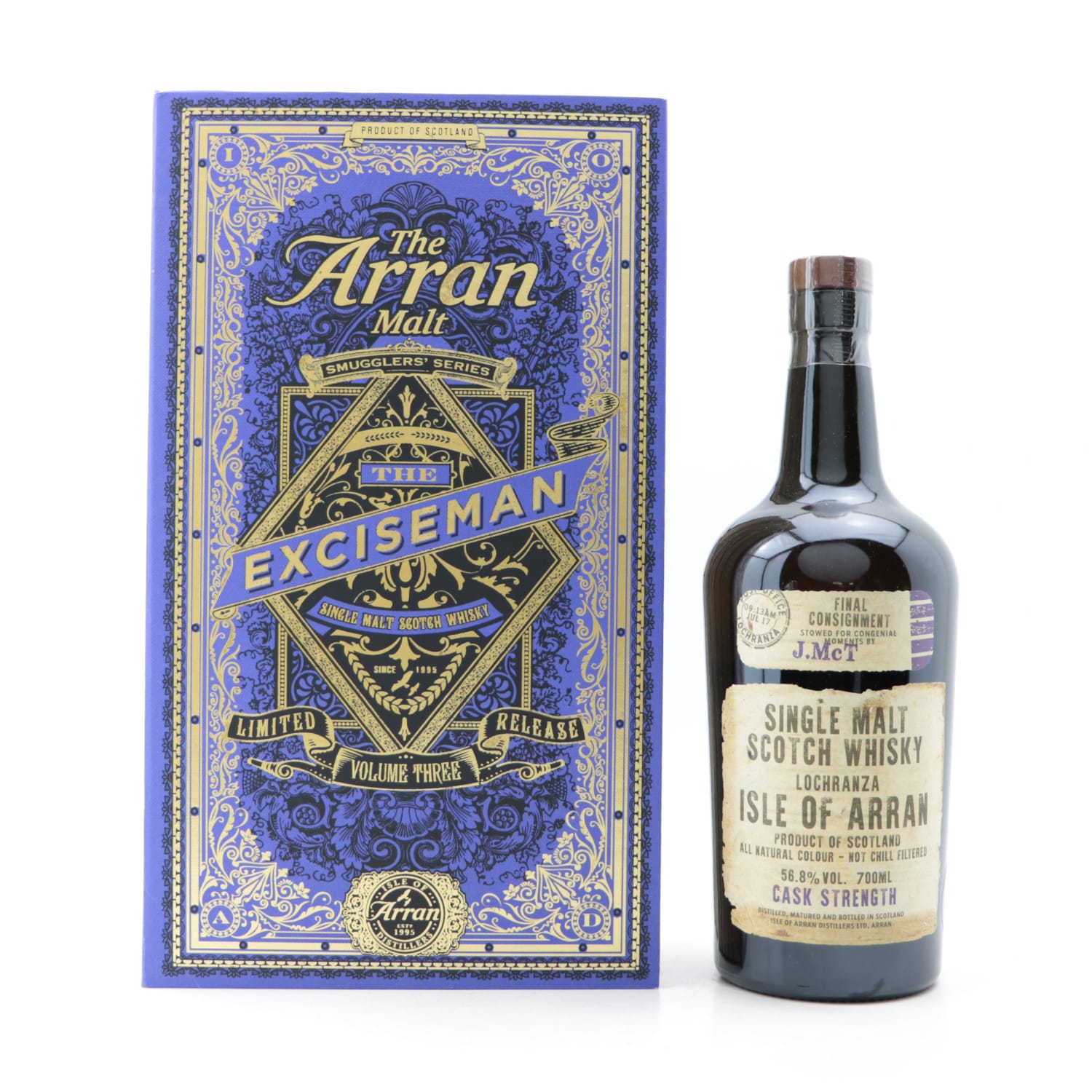 Arran Smugglers’ Series – Volume Three ‘The Exciseman’ Whisky