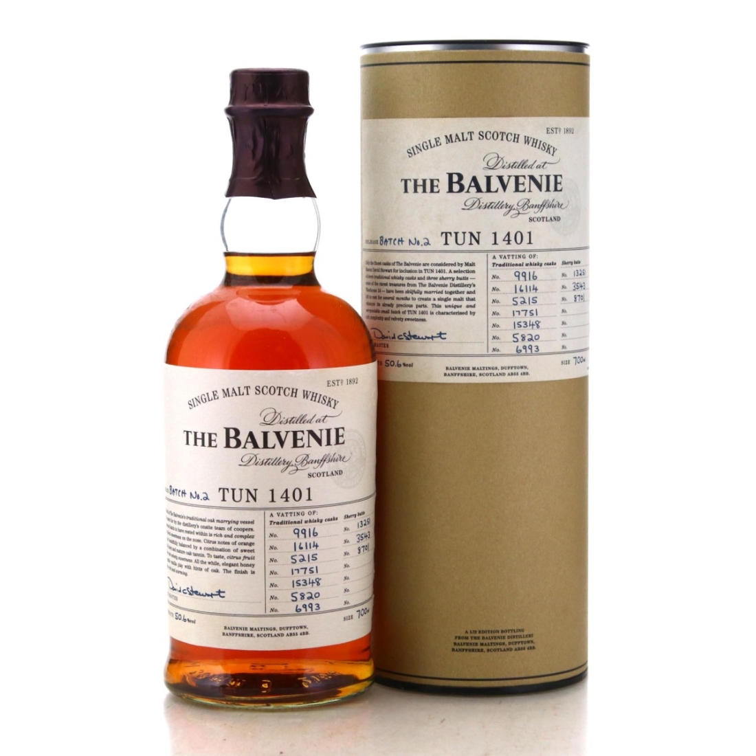 Balvenie Tun 1401 Batch No.2 Whisky 