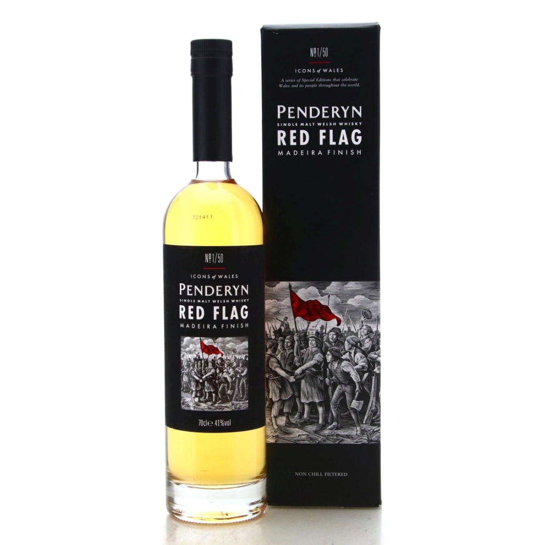 Penderyn Icons of Wales #1 / Red Flag 70cl 41% Whisky