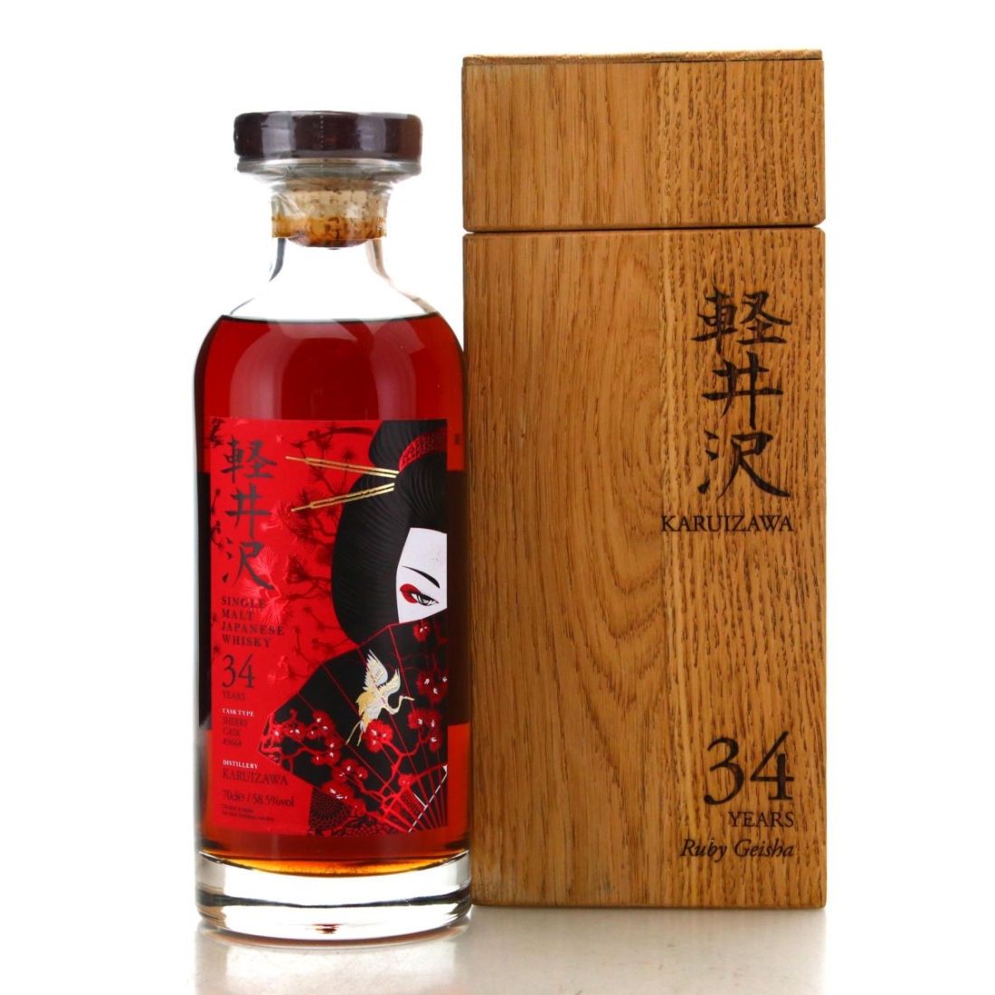 Karuizawa Ruby Geisha 34 Year Old Whisky