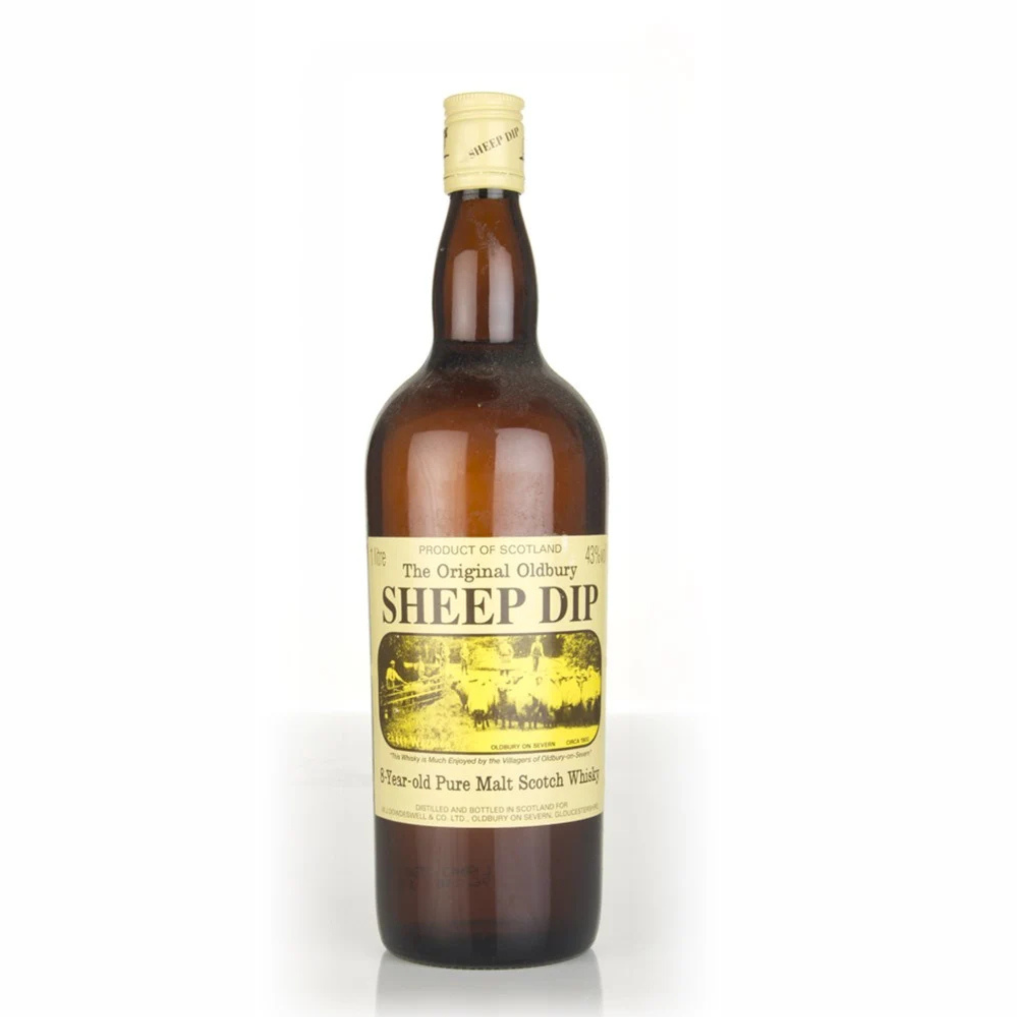 Sheep Dip 8 Year Old 1L (1980s Edition) 100cl 43% Blended Scotland Whisky 