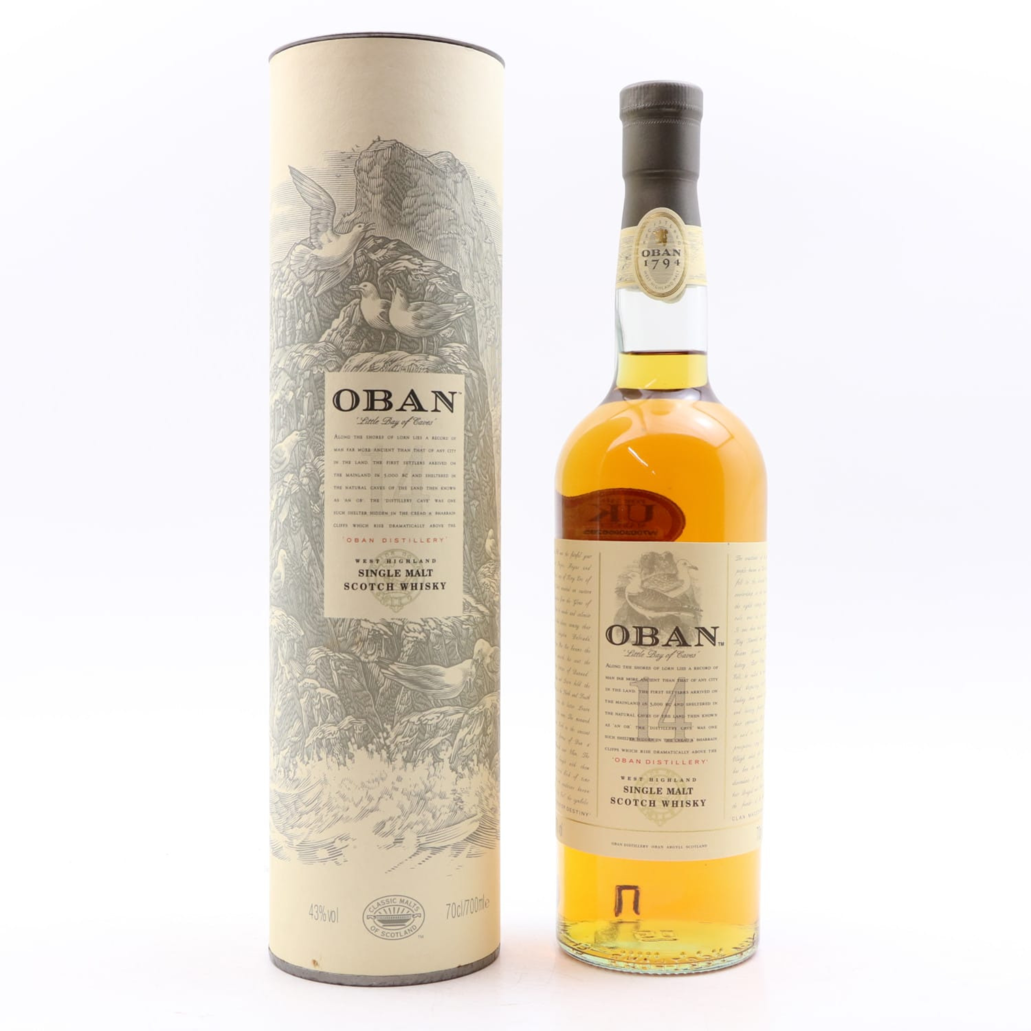Oban Pre-Classic Malt 14-Year-Old (1985 Edition) 75cl 43% Highland Scotland