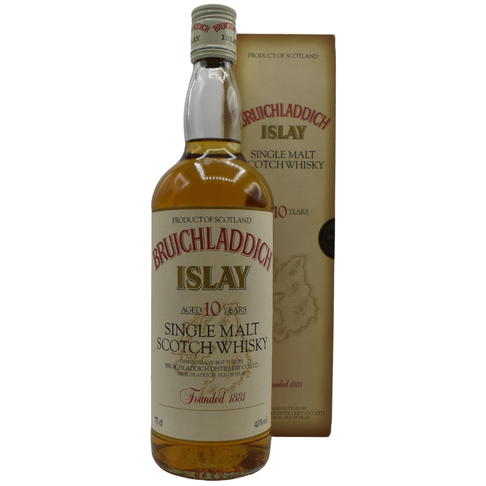 Bruichladdich 10 Year Old (1980s Edition) 75cl 43% Whisky Scotland Islay