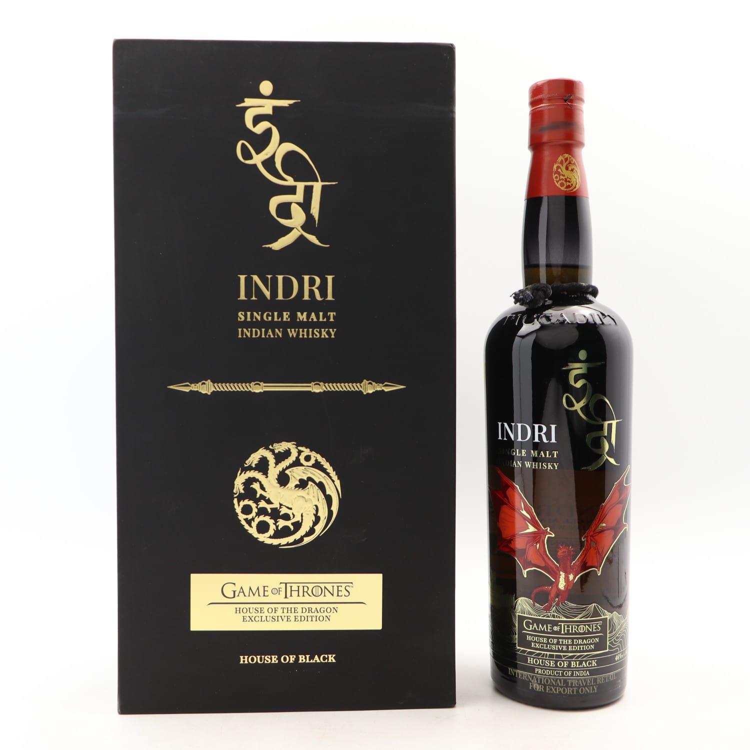 Indri Game Of Thrones House Of Black 75cl 75cl 46% Whisky