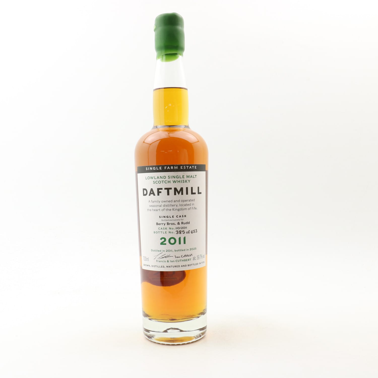Daftmill 2011 Single Cask #110 For Berry Bros & Rudd Whisky