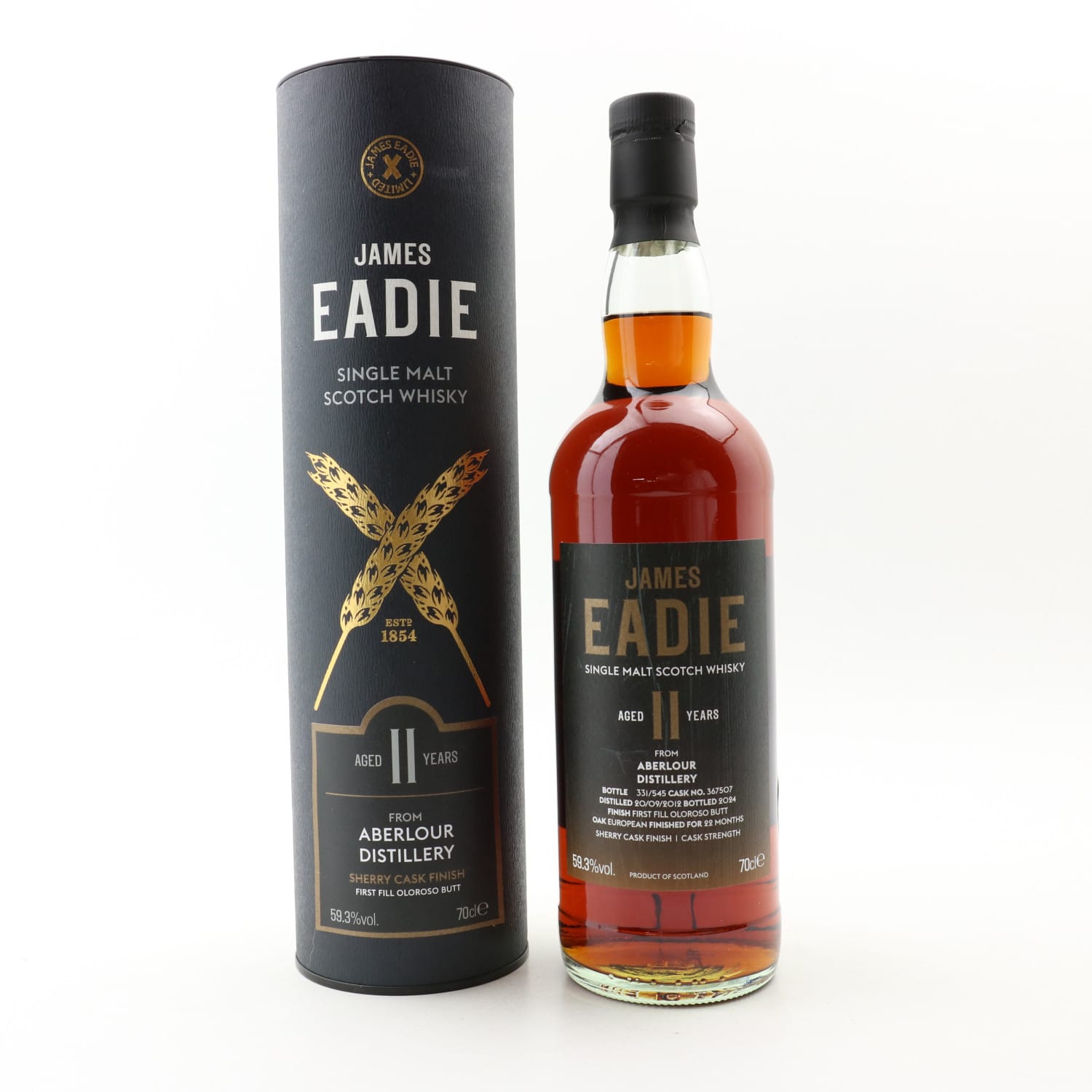 Aberlour 2012 11 Year Old James Eadie Whisky