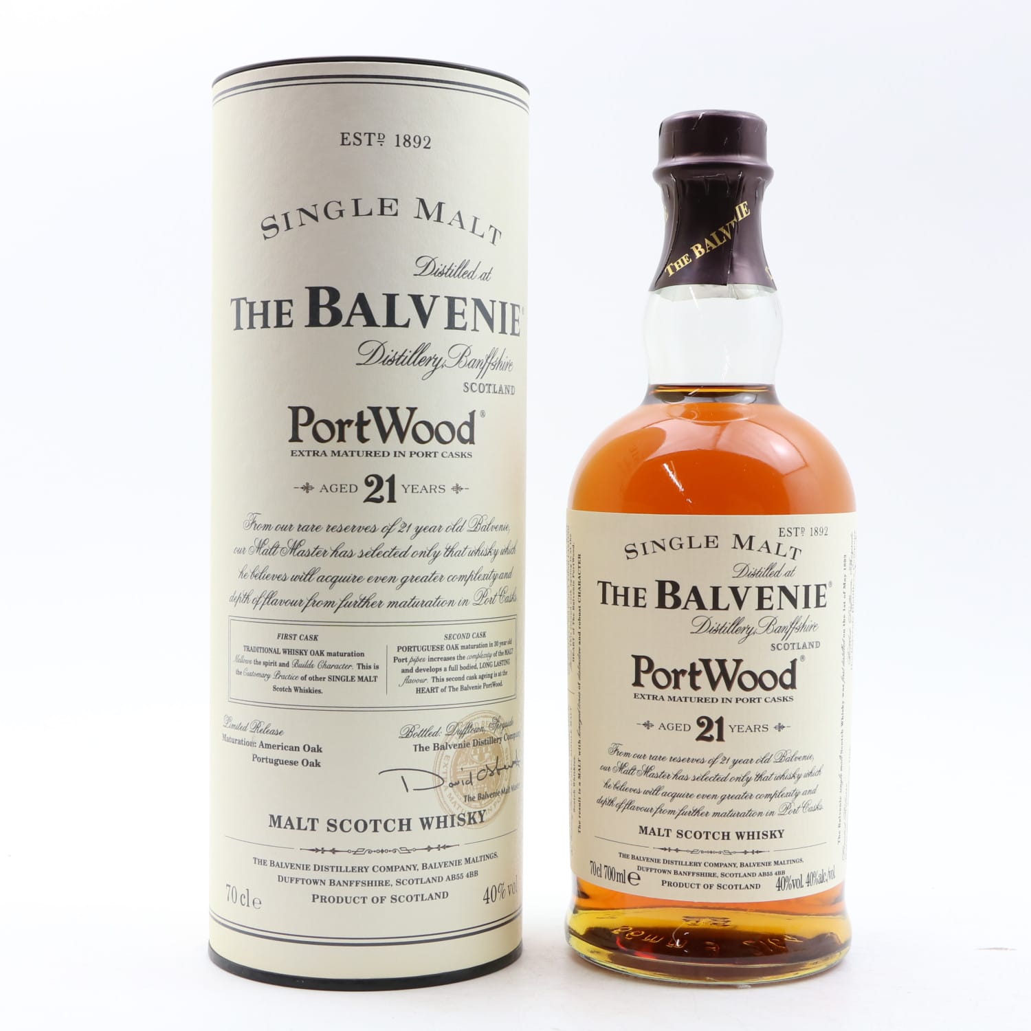 Balvenie 21 Year Old PortWood Whisky