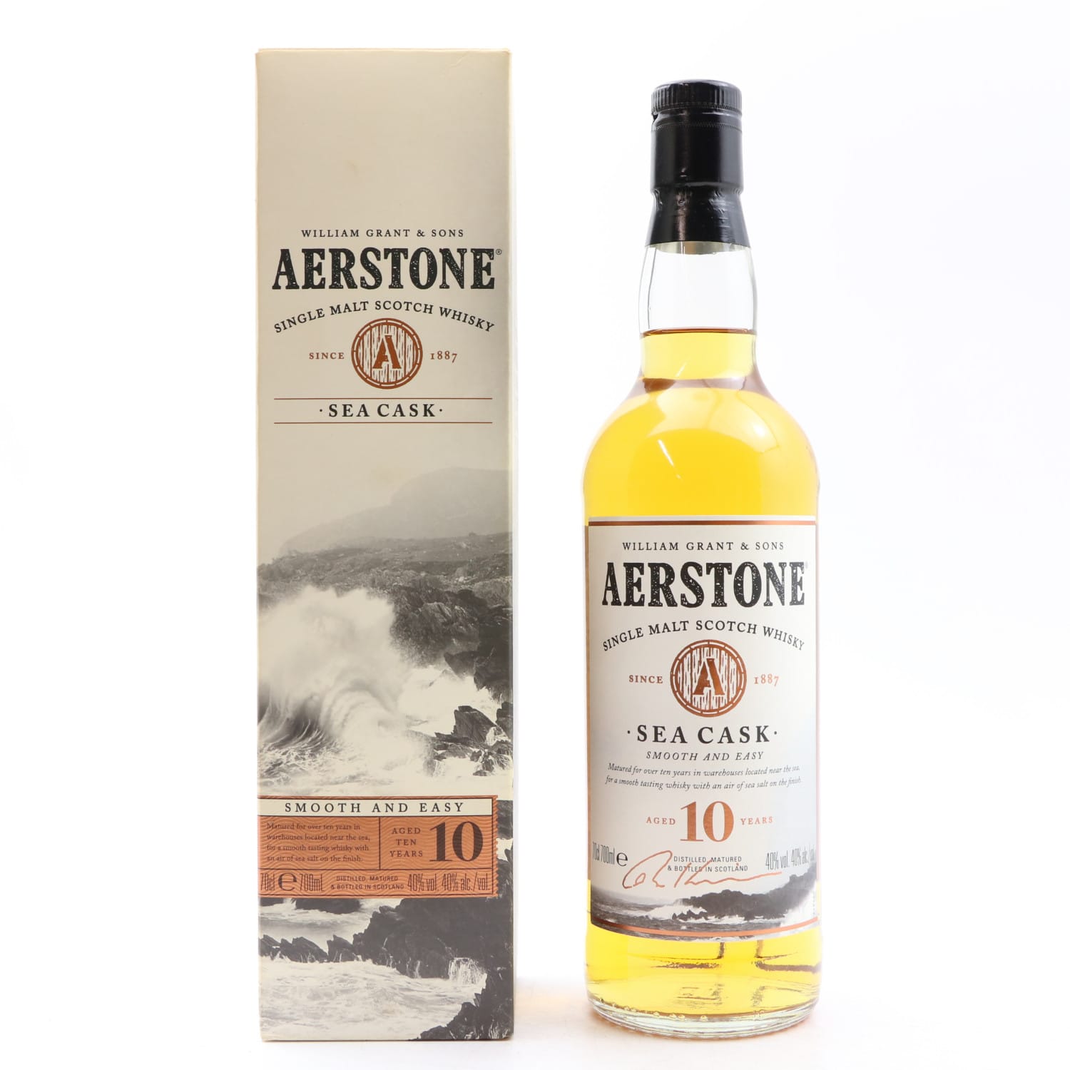 Aerstone 10 Year Old Sea Cask William Grant & Sons Whisky