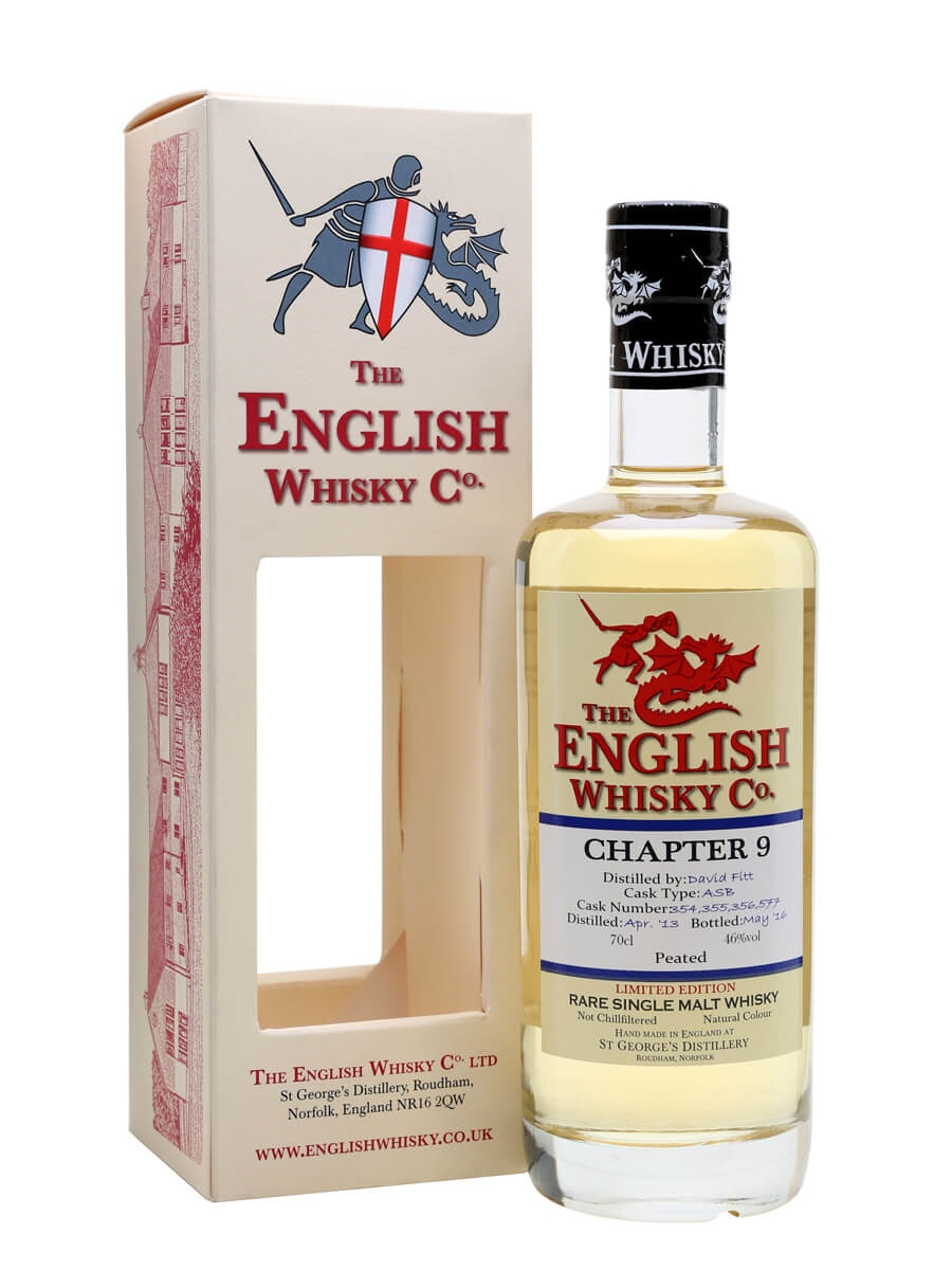 The English Whisky – Chapter 9 – Peated-2013 70cl 46% England Whisky