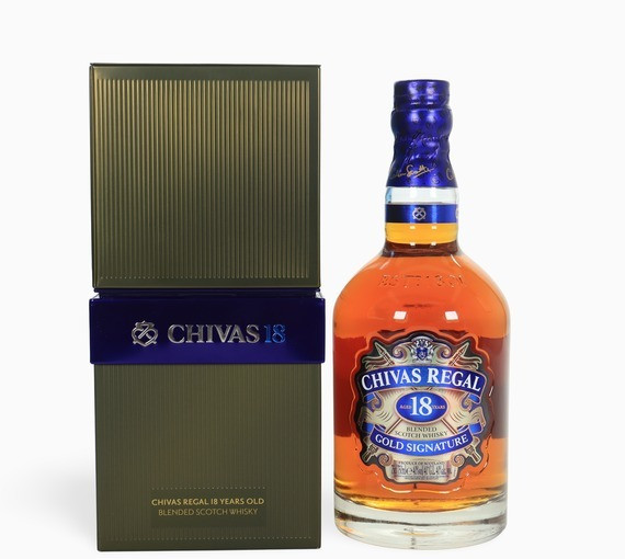 Chivas Regal – 18 Year Old (Gold Signature) 75cl Whisky