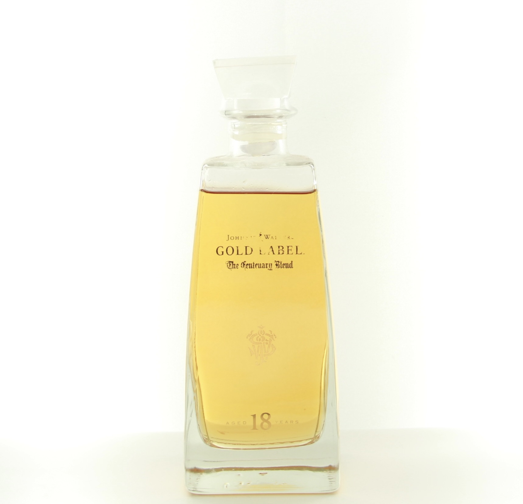 Johnnie Walker 18 Year Old Gold Label Centenary Blend Glass Decanter 35cl 40% Blended Scotland Whisky