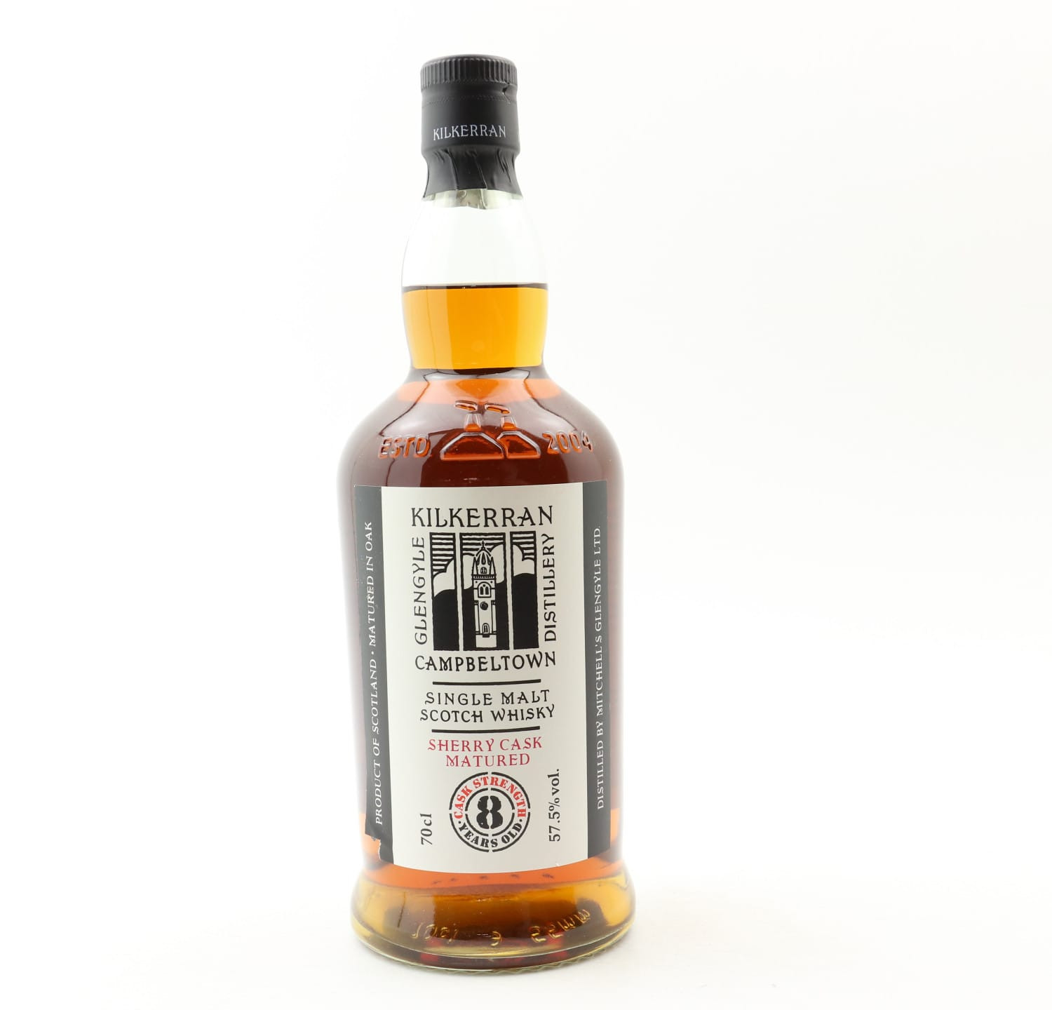 Kilkerran 8 Year Old Cask Strength Sherry Cask Matured Batch #9 70cl 57.5% Whisky 