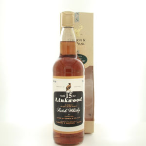 Linkwood 15 Year Old - Gordon & MacPhail Bottling (Early 2000s Bottling) – whisky bottle