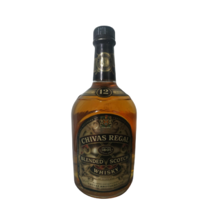 Chivas Regal 12-year-old Blended Scotch – whisky bottle