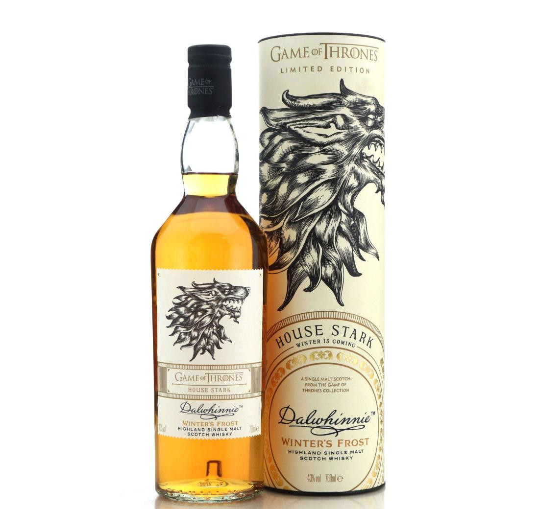 Dalwhinnie Winter's Frost Game of Thrones - House Stark – whisky bottle